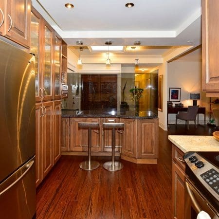 Kitchen with Tile Backsplash