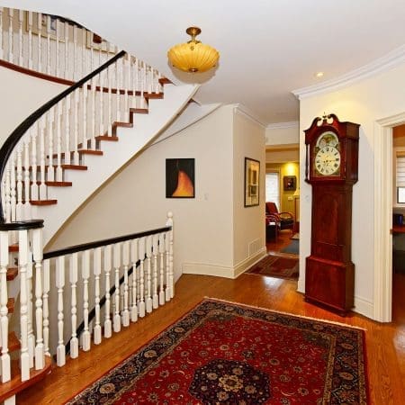 543 Cranbrooke Avenue Timeless Staircase Leads to Upper Level