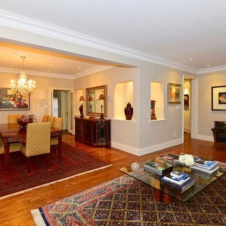 543 Cranbrooke Avenue Living Room and Dining Room