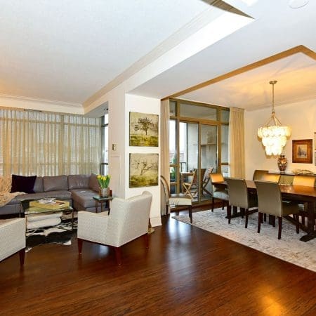 Living Room Combined with Dining Room