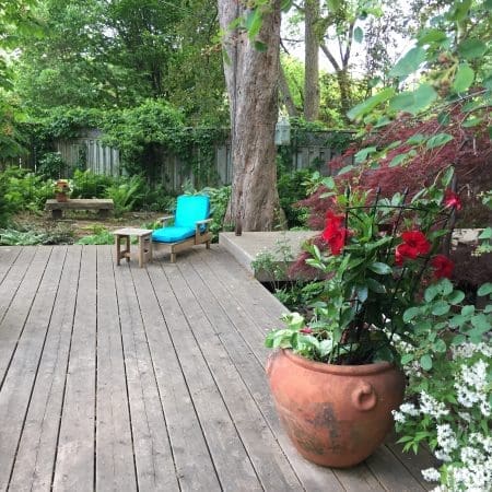 543 Cranbrooke Avenue Large Deck in Back Yard