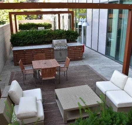 Roof Deck with BBQ Area